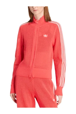 Knitted Crochet Firebird Track Top