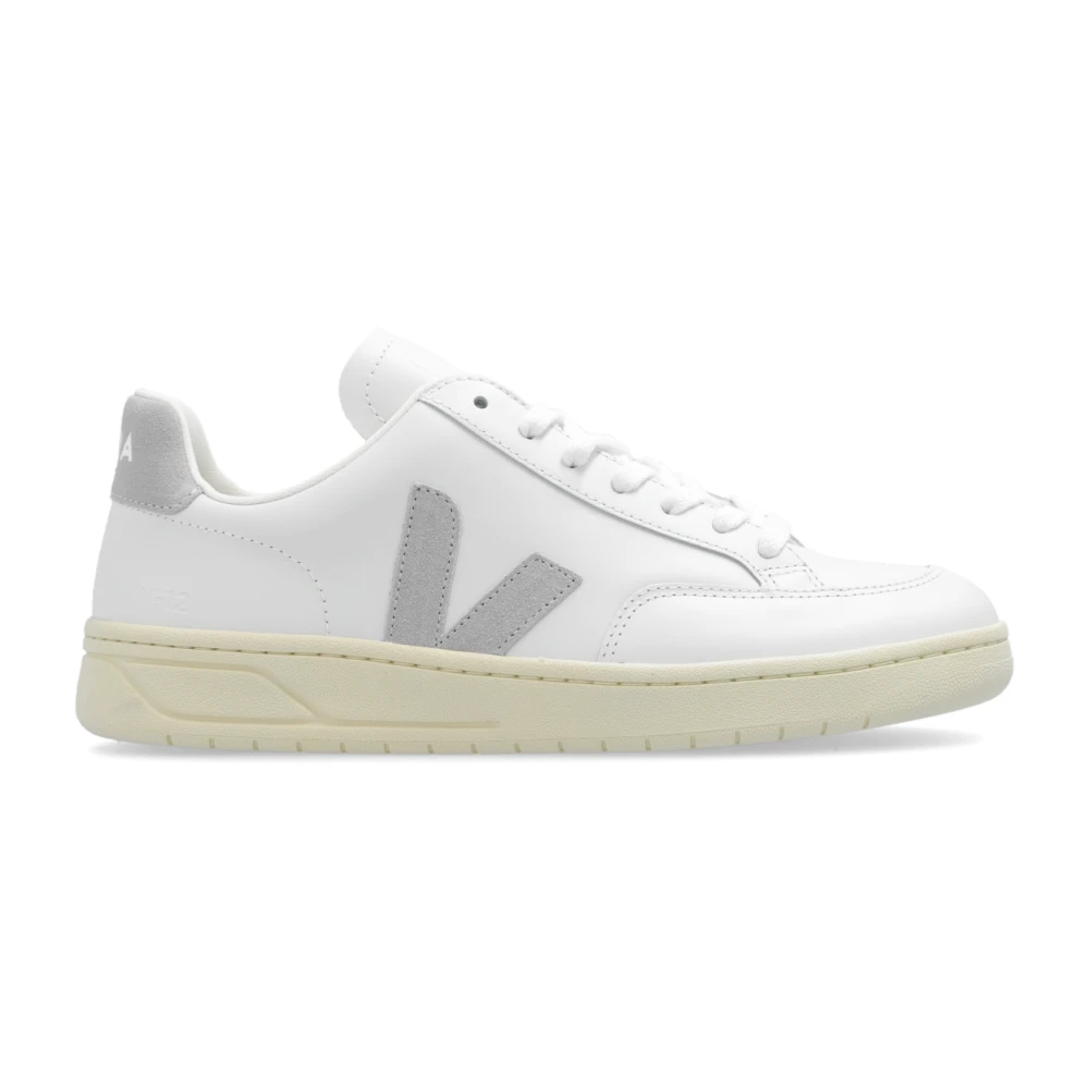Veja Women's White Sneakers, 7 Uk, V-12 Leather Trainers