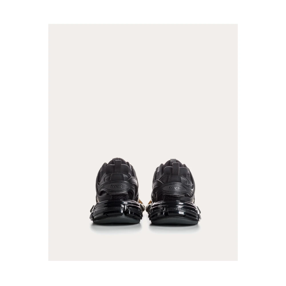 Balenciaga Iconische Track Clear Sole Sneakers Black Dames