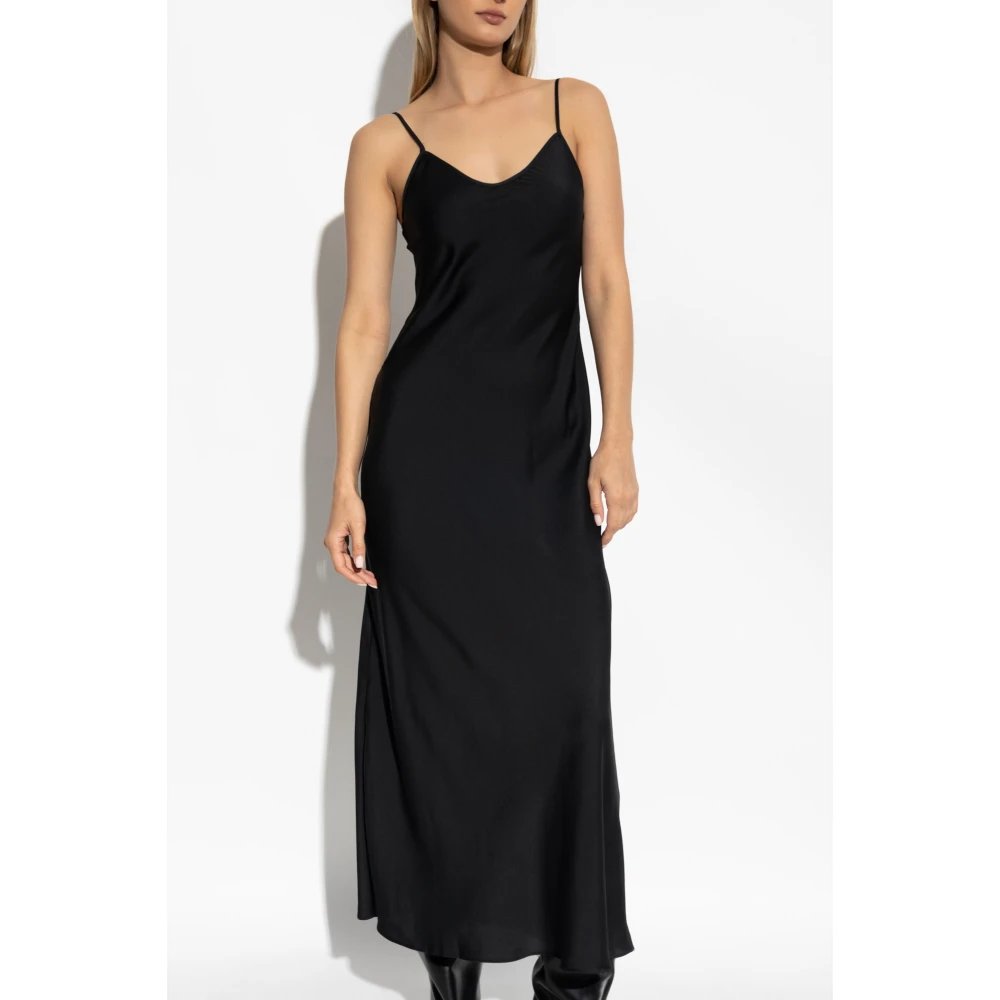 AllSaints Bryony Maxi Jurk Black Dames