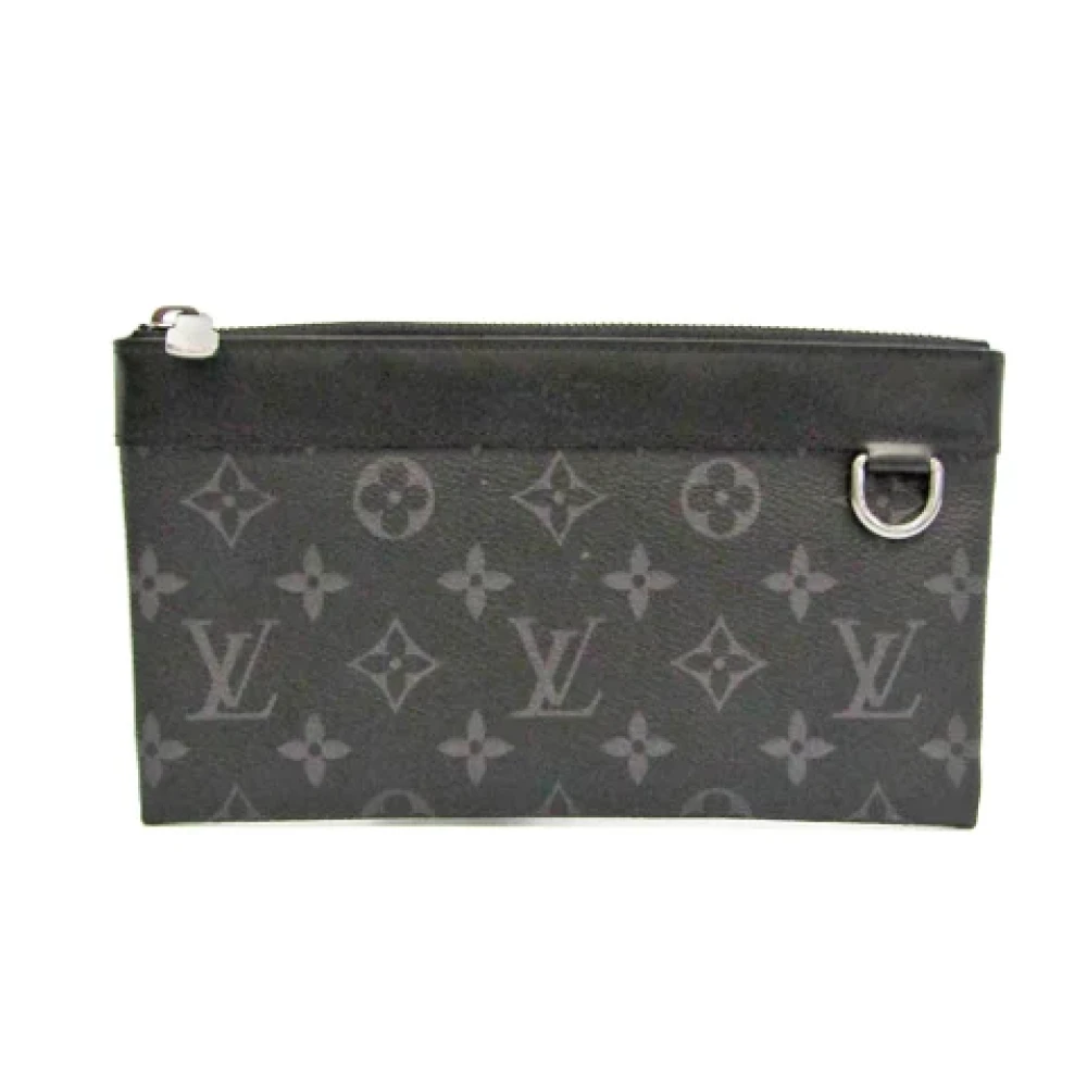 Louis Vuitton Vintage Pre-owned Fabric home-office Black Dames