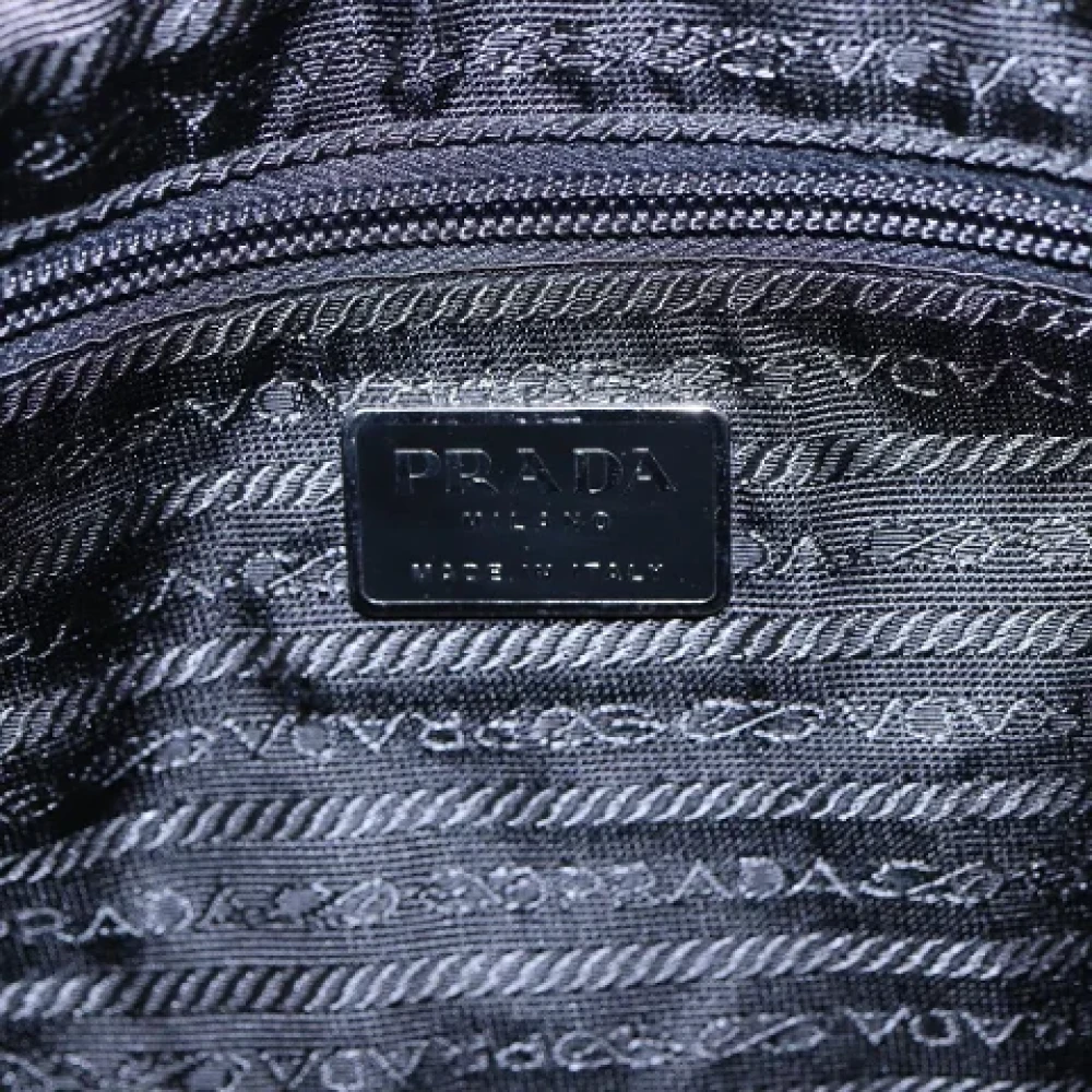 Prada Vintage Pre-owned Fabric prada-bags Blue Dames