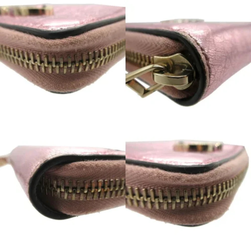 Valentino Vintage Pre-owned Leather wallets Pink Dames