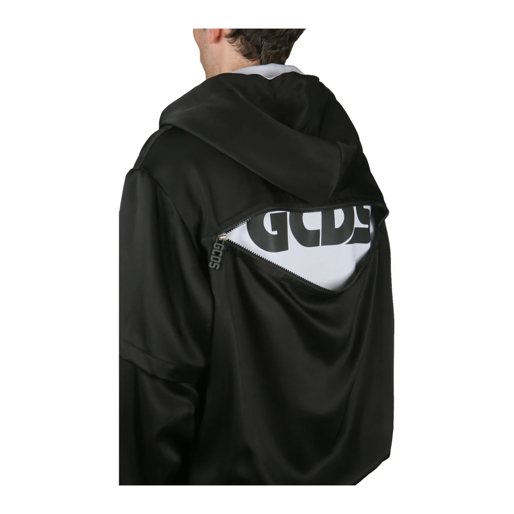 Gcds Stijlvolle hoodie voor mannen Black Heren