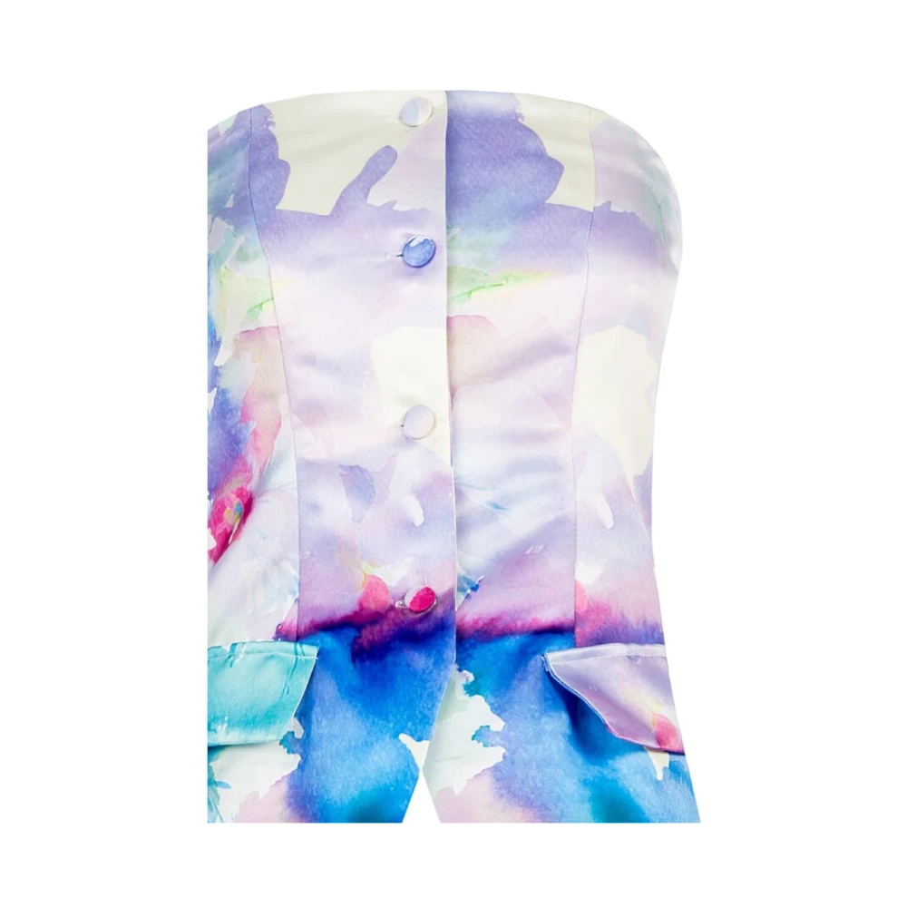 RINASCIMENTO Mouwloos Vest met Bloemenprint Multicolor Dames