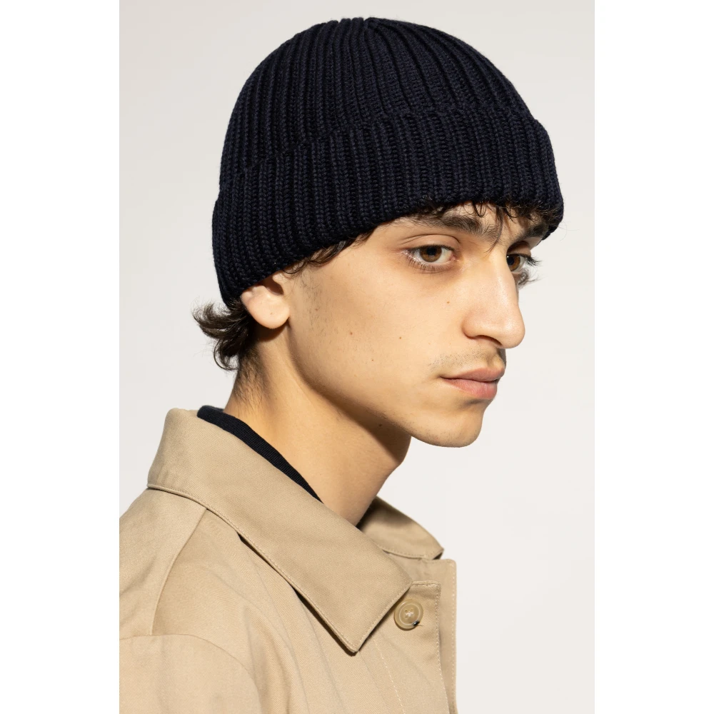 Emporio Armani Wollen muts Blue Heren