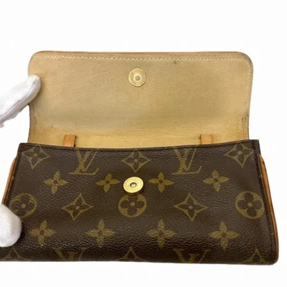 Louis Vuitton Vintage Pre-owned Canvas clutches Brown Dames