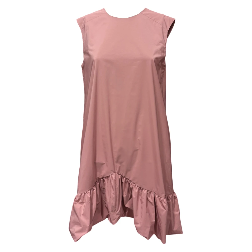 Essentiel Antwerp Ruffle Mini Jurk met Gerimpelde Details Pink Dames