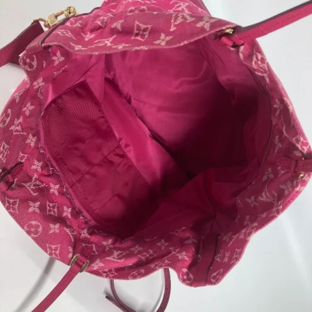 Louis Vuitton Vintage Pre-owned Denim louis-vuitton-bags Pink Dames