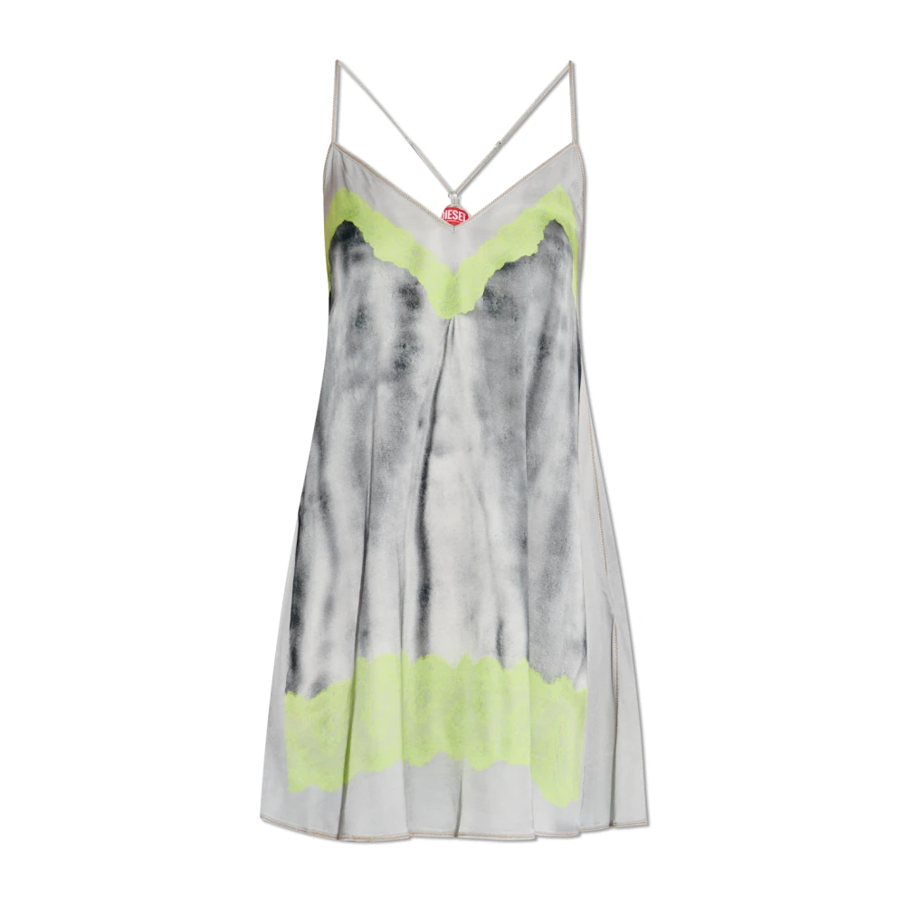 Diesel Kvinno Multicolor Klänningar Dam, Xs, Klänning D-Esire