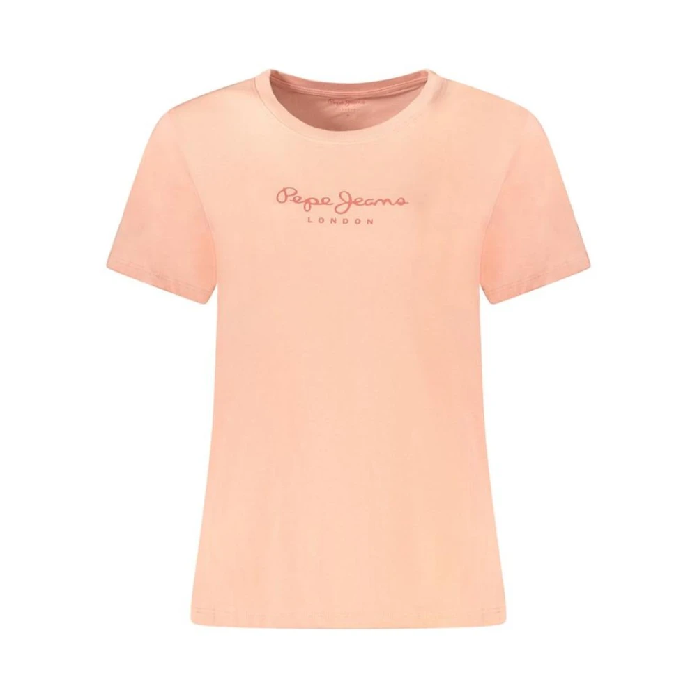 Pepe Jeans Roze Katoenen Casual Tee voor Vrouwen Pink Dames