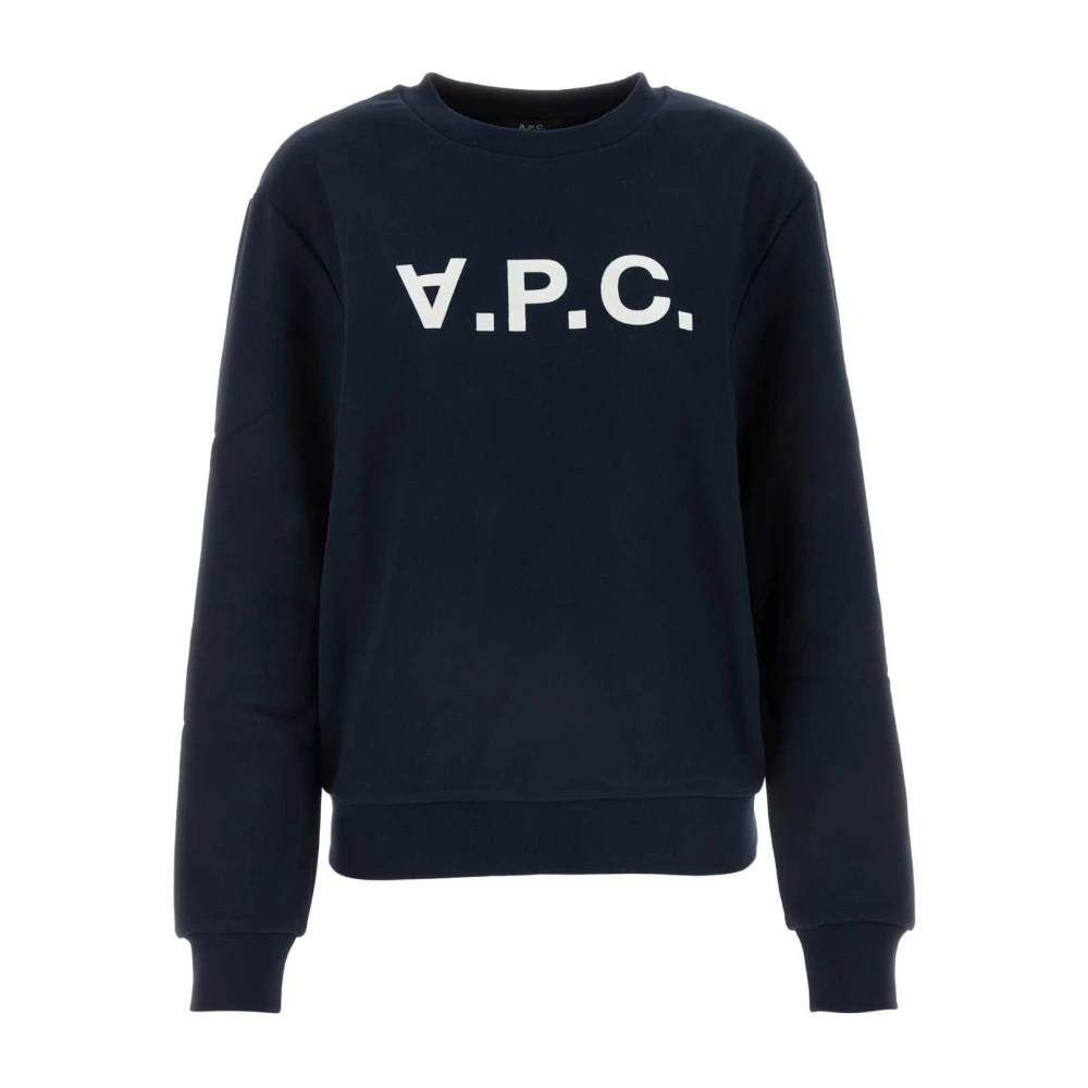 A.p.c. Midnight Blue Sweatshirt Blue Dames