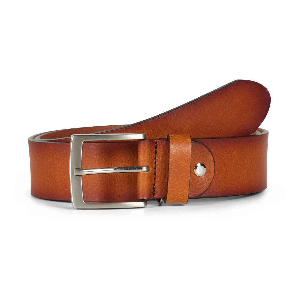Howard London Alexis Bruin Leren Riem Brown Heren