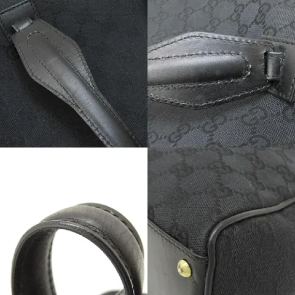 Gucci Vintage Pre-owned Canvas totes Black Dames