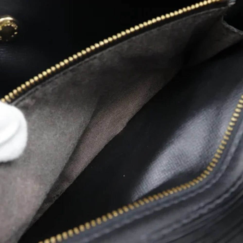 Louis Vuitton Vintage Pre-owned Leather clutches Black Dames