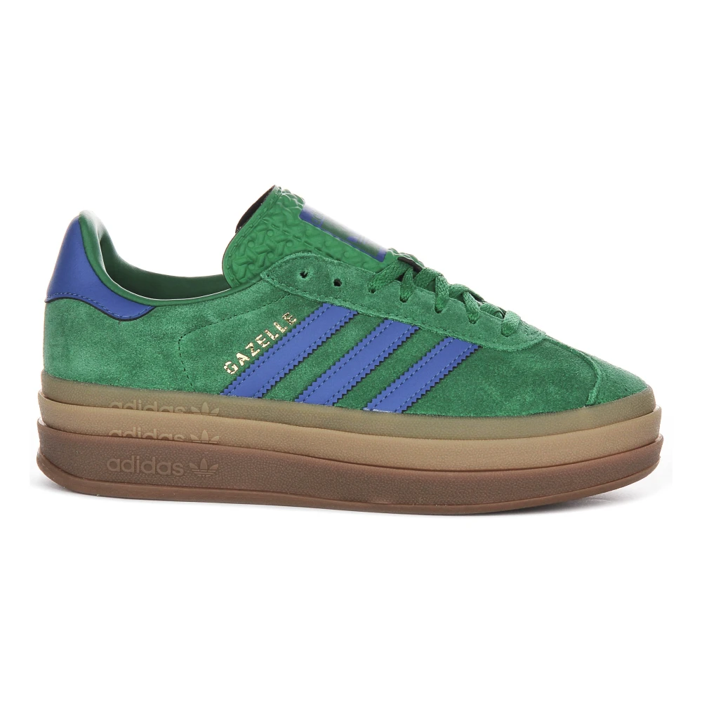Adidas Women's Green Gazelle Bold Trainers - Skateboarding - 3 Uk - Sport