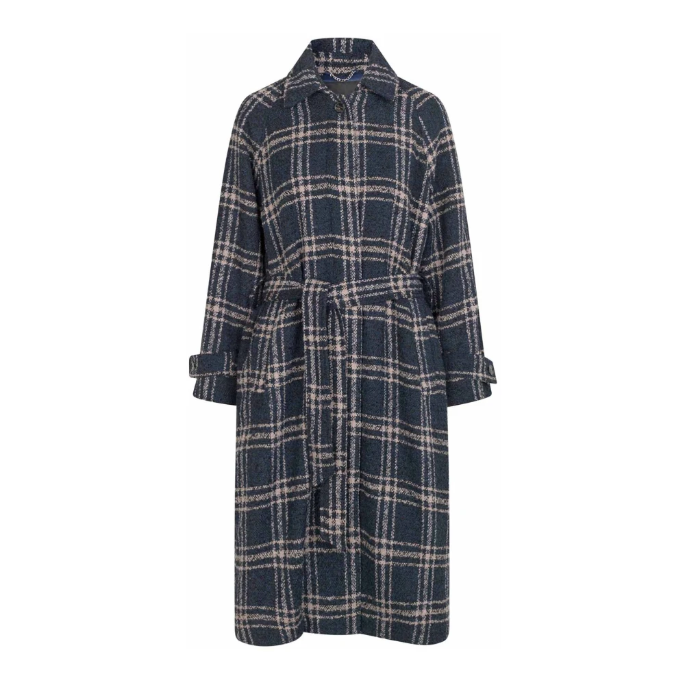 Masai Stijlvolle Moonlit Ocean Jas Blue Dames