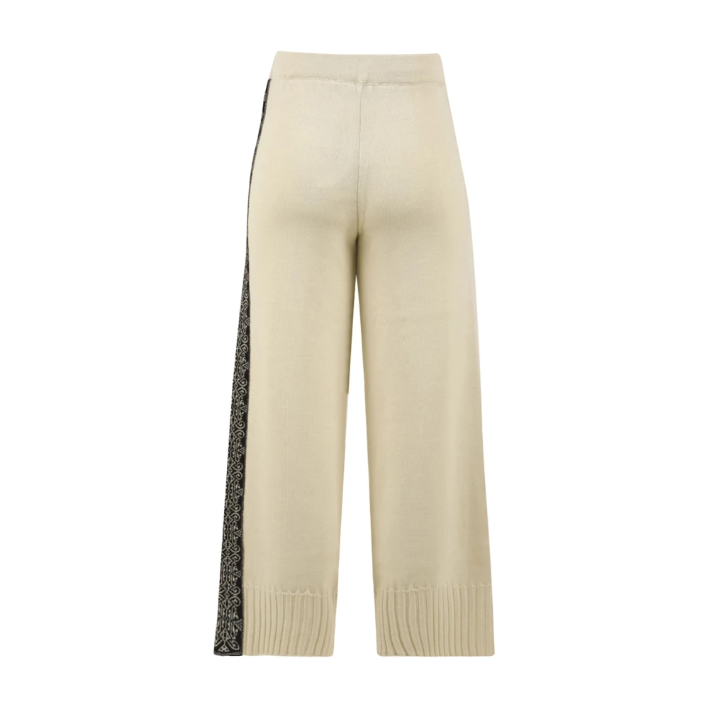 Akep Crème Broek Stijlvol Beige Dames