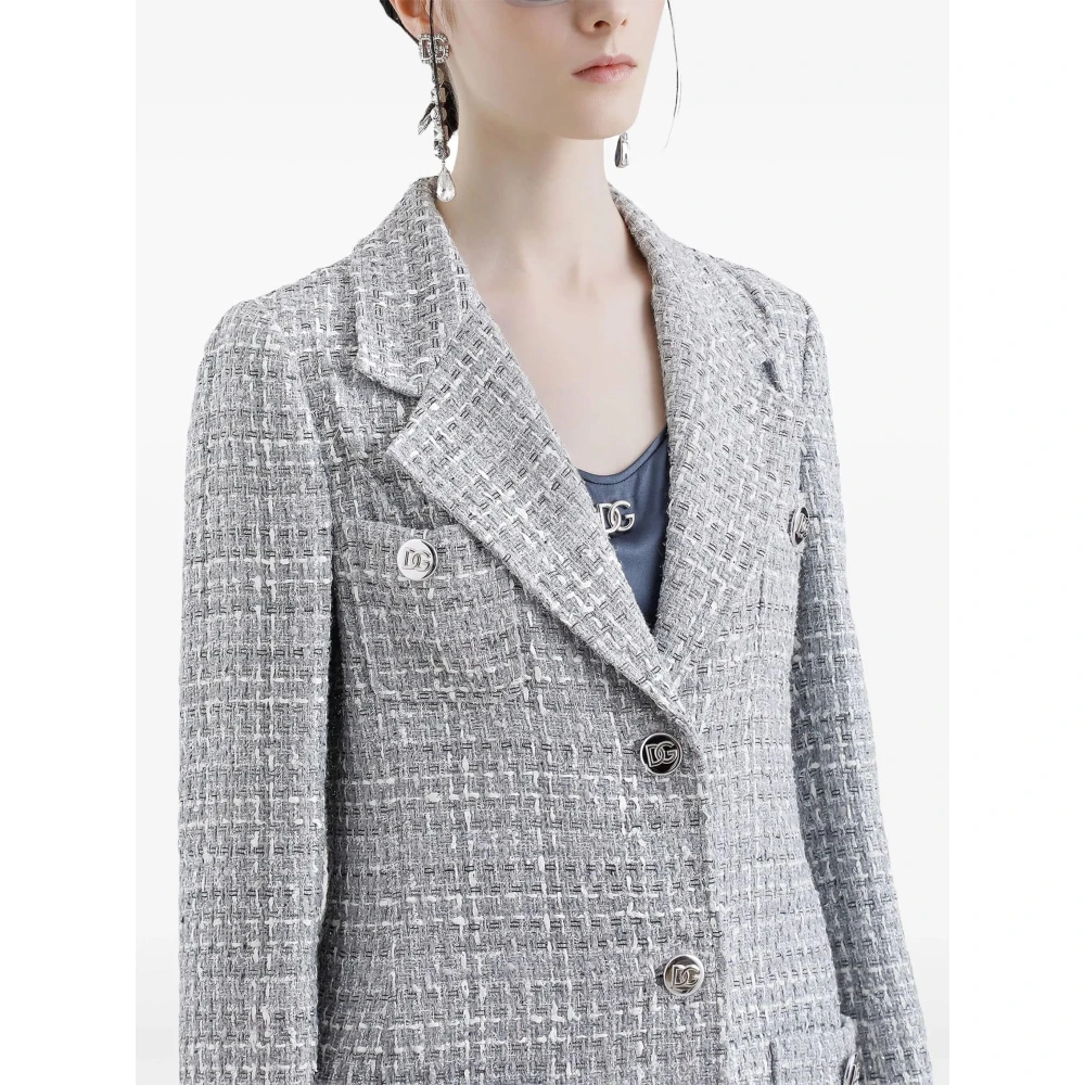 Dolce & Gabbana Stijlvolle Jas S8100 Gray Dames