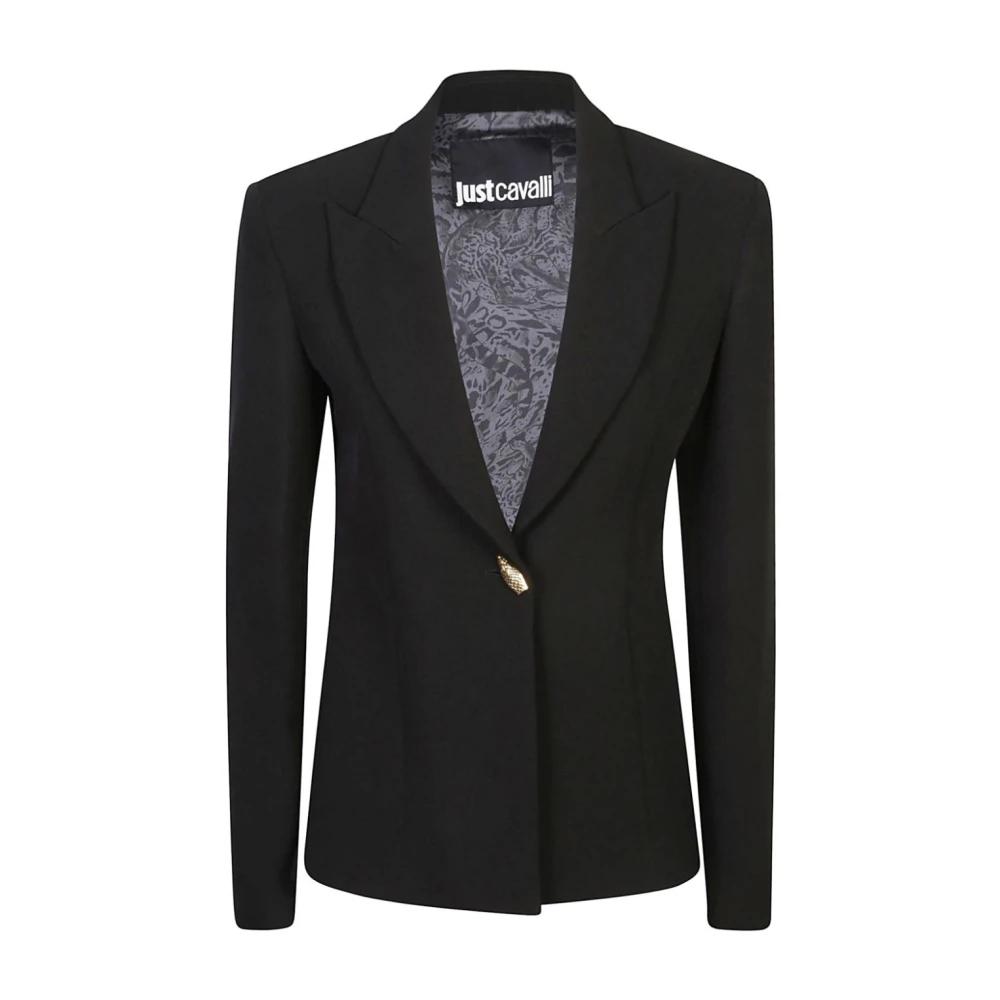 Just Cavalli Zwarte bovenkleding voor vrouwen Aw24 Black Dames