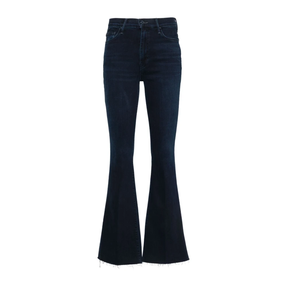 Mother Fray Flare Jeans Blue Dames