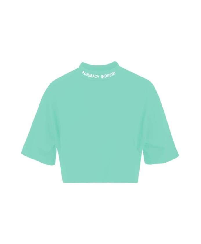 tops-et-t-shirt-en-coton-vert