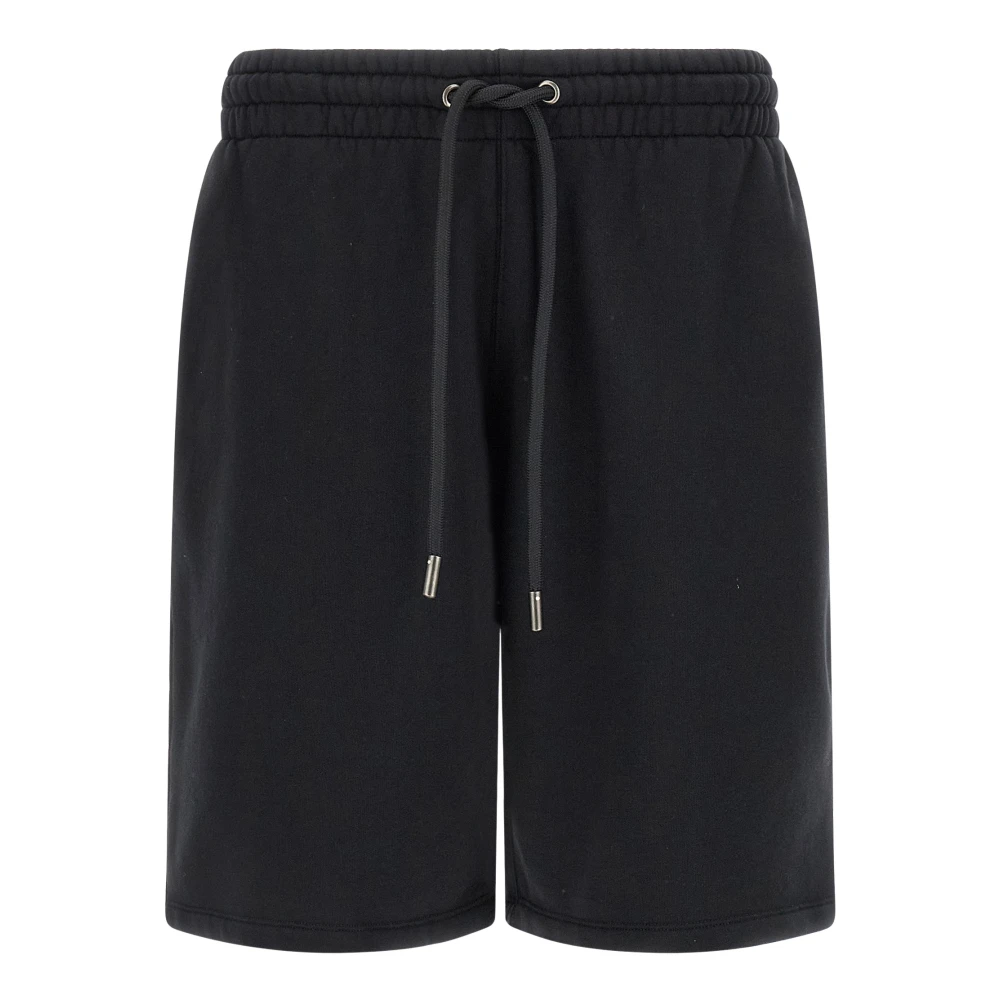 Off White Men's Black/White Paint Diag Skate Bermuda Shorts
