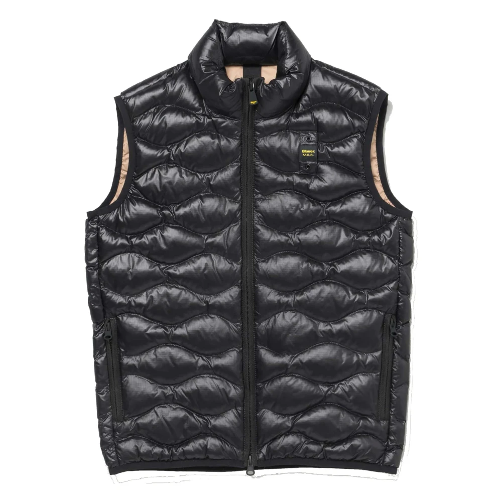 Blauer Boys Black Waistcoats, 14 Y, Danny Junior Vest