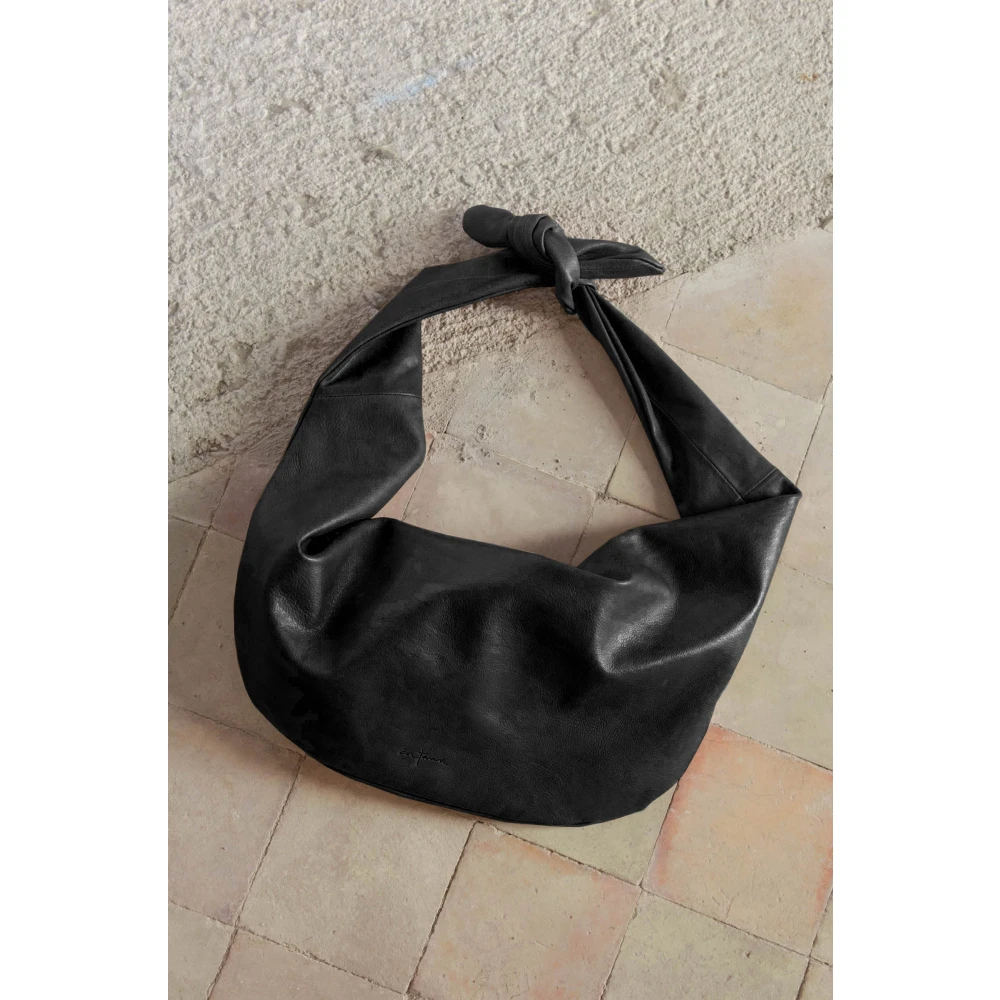 Cortana Zwarte Leren Heuptas Black Dames