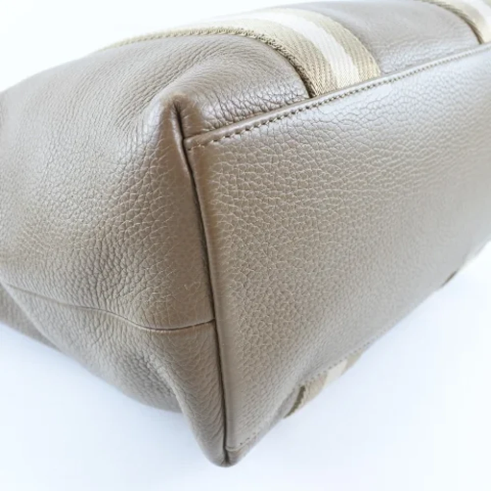 Bally Pre-owned Leather handbags Beige Dames