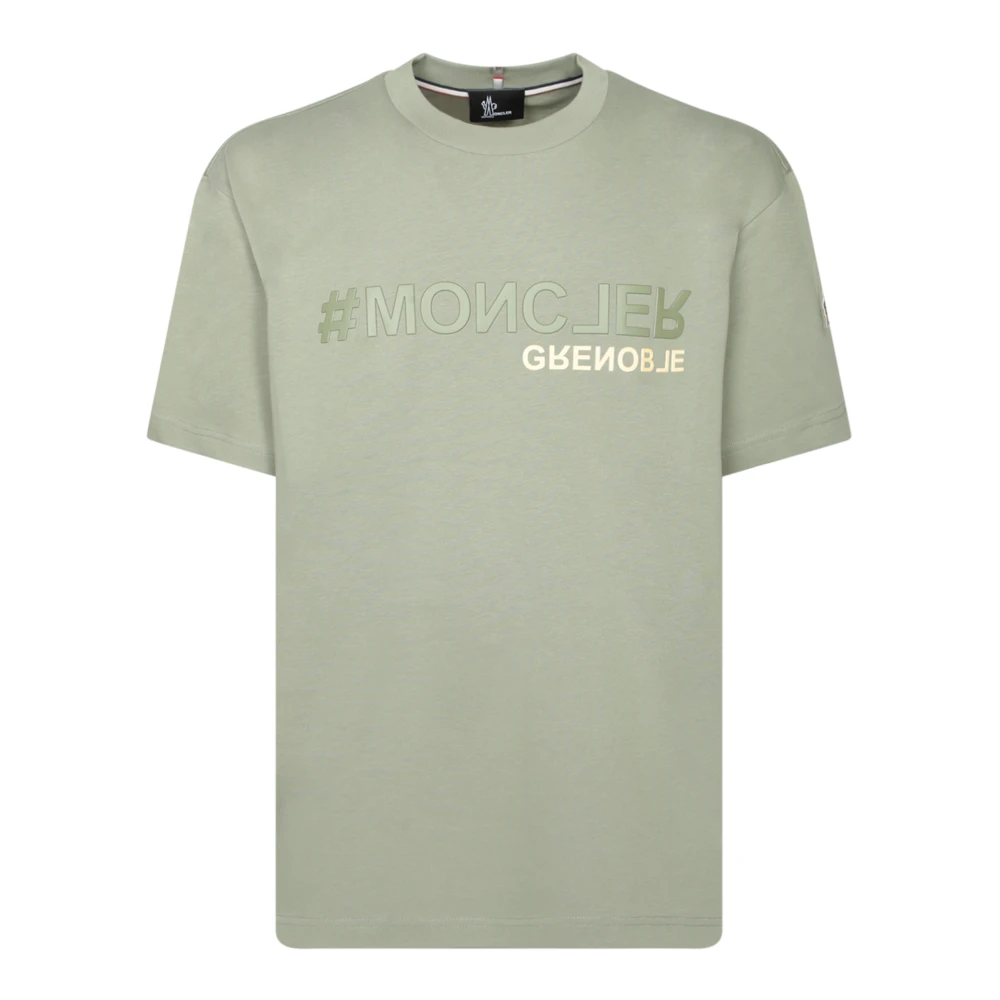 Moncler - Tops > T-Shirts - Green - Moncler - Modalova