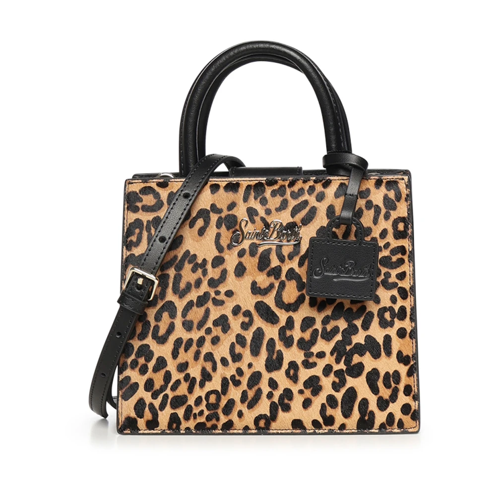 Mc2 Saint Barth Brown Handbags, Female, One Size, Hand Leather Bag