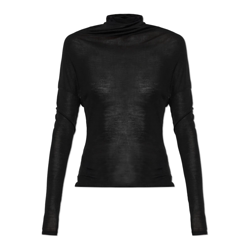 Victoria Beckham Donna Nero - Top A Maniche Lunghe - Tops - M