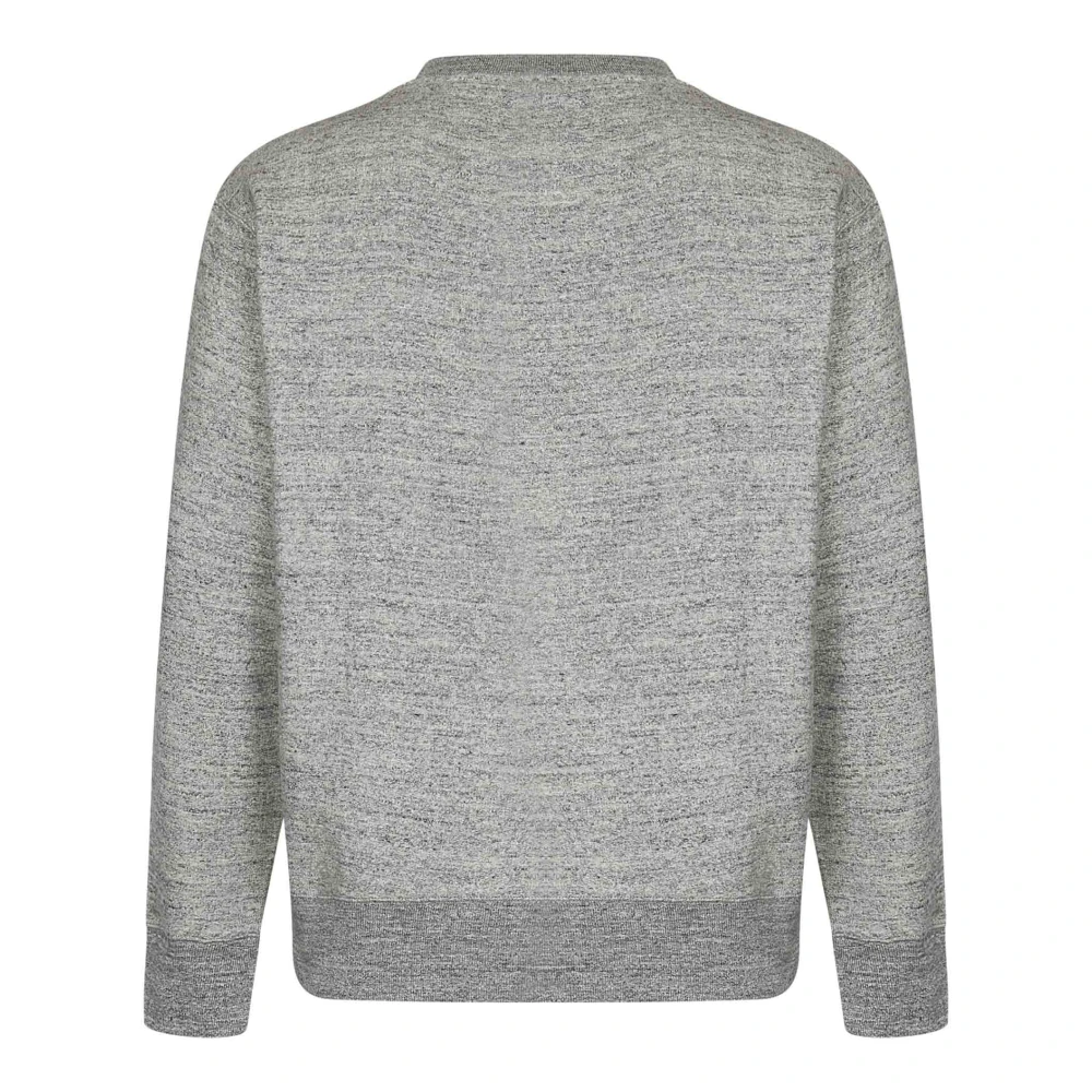 C.P. Company Grijze Sweatshirt Aw24 Elegant Logo Borduurwerk Gray Heren