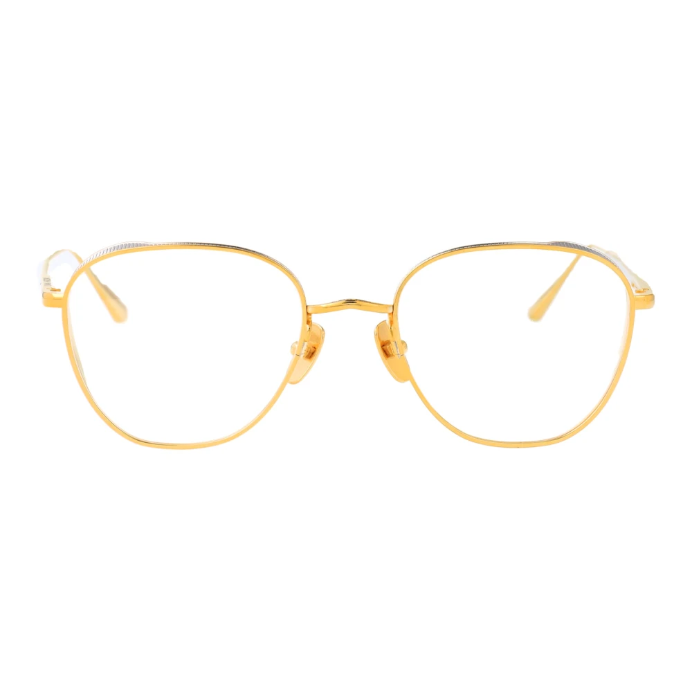Linda Farrow Stijlvolle optische bril voor een stoere uitstraling Yellow Dames