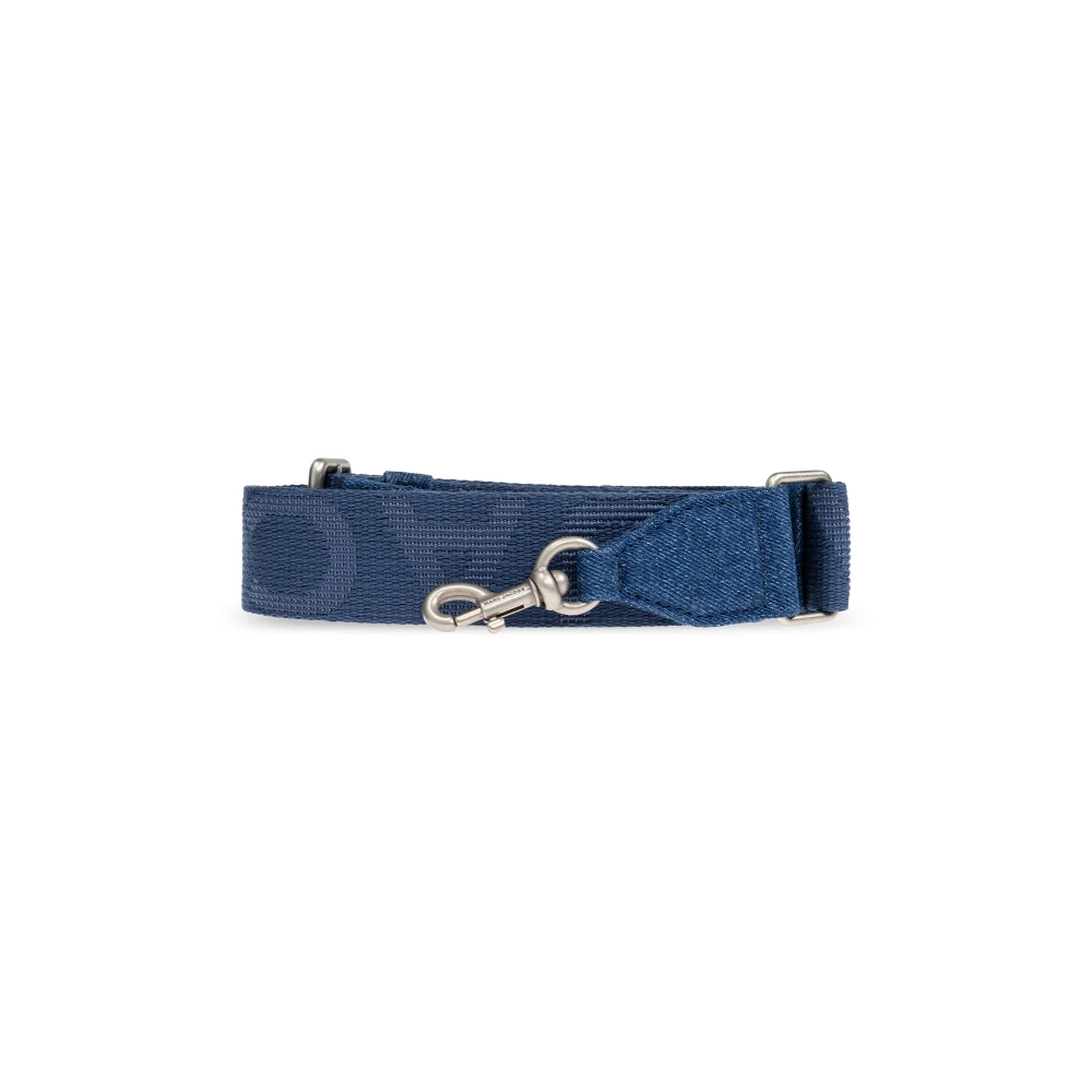 Marc Jacobs Handtas De Kristal Denim Kleine Tote Tas Blue Dames