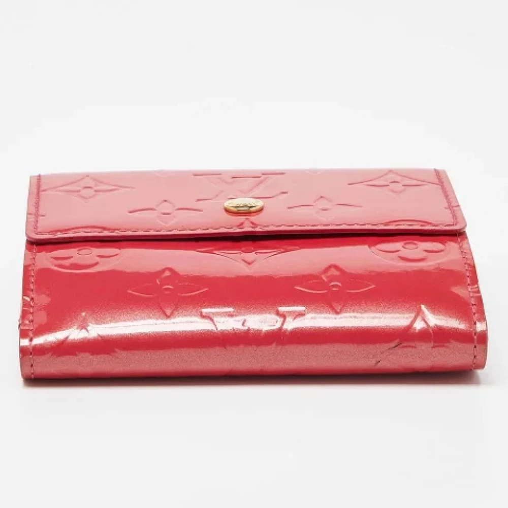 Louis Vuitton Vintage Pre-owned Leather wallets Red Heren