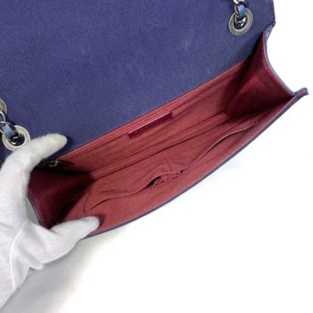Chanel Vintage Pre-owned Fabric chanel-bags Blue Dames