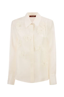 Sidenorganza Skjorta