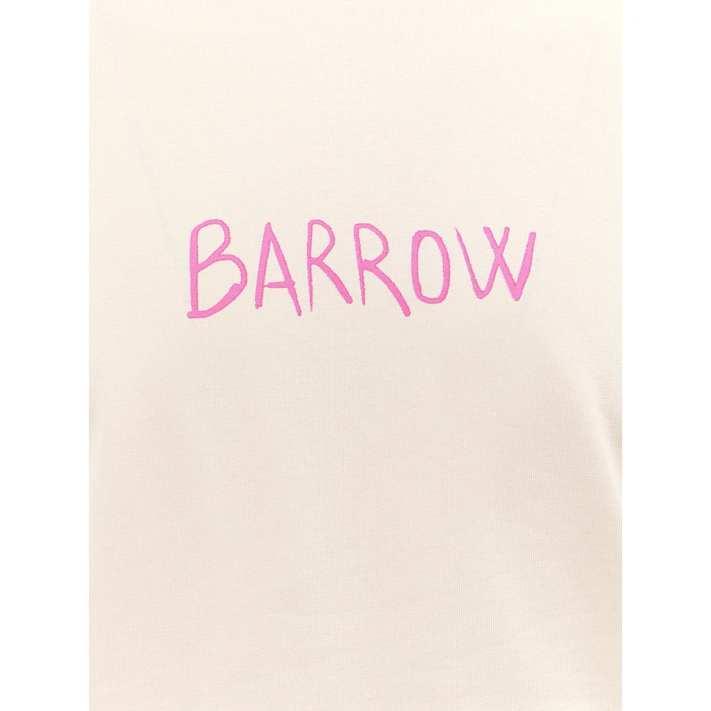 Barrow Beige Bedrukt Shirt Beige Heren