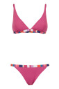 bikini-triangle-blanc-uni-pour-femme-avec-bordure-multicolore