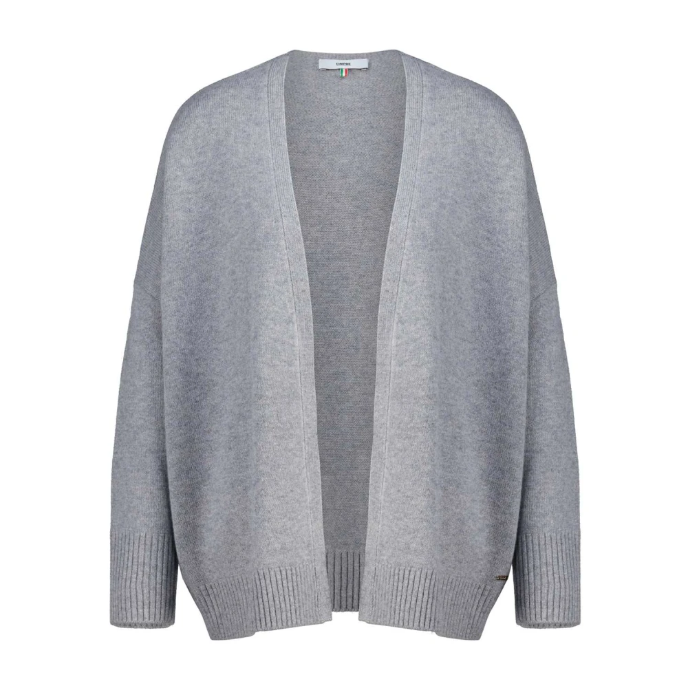 Cinque Kashmir Cardigan, Klassisk Stil Gray, Dam