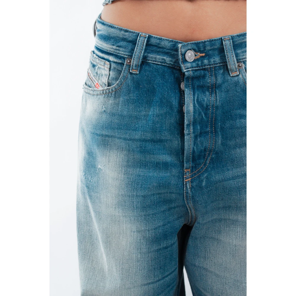 Diesel Vintage Mid Wash Relaxed Jeans Blue Dames