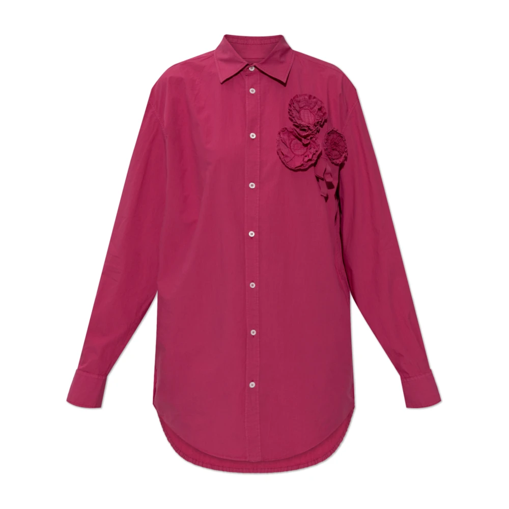 Dsquared2 Donna Rosa - Camicia Con Applicazione - Blouses & Shirts - 2XS