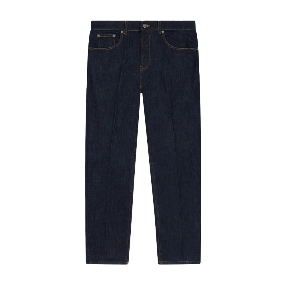 Dondup Slim Fit Carrot Jeans Blauw Denim Blue Heren