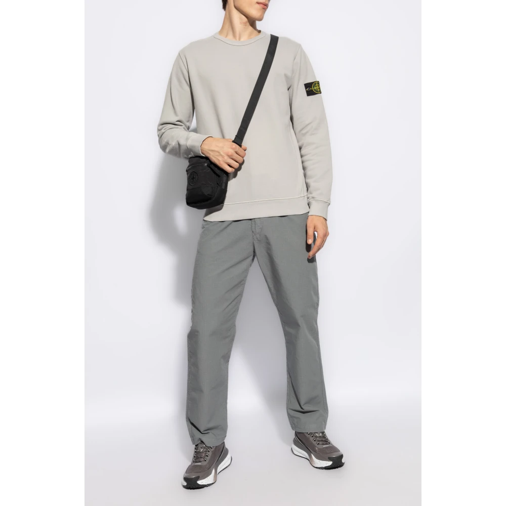 Stone Island Katoenen broek van Gray Heren