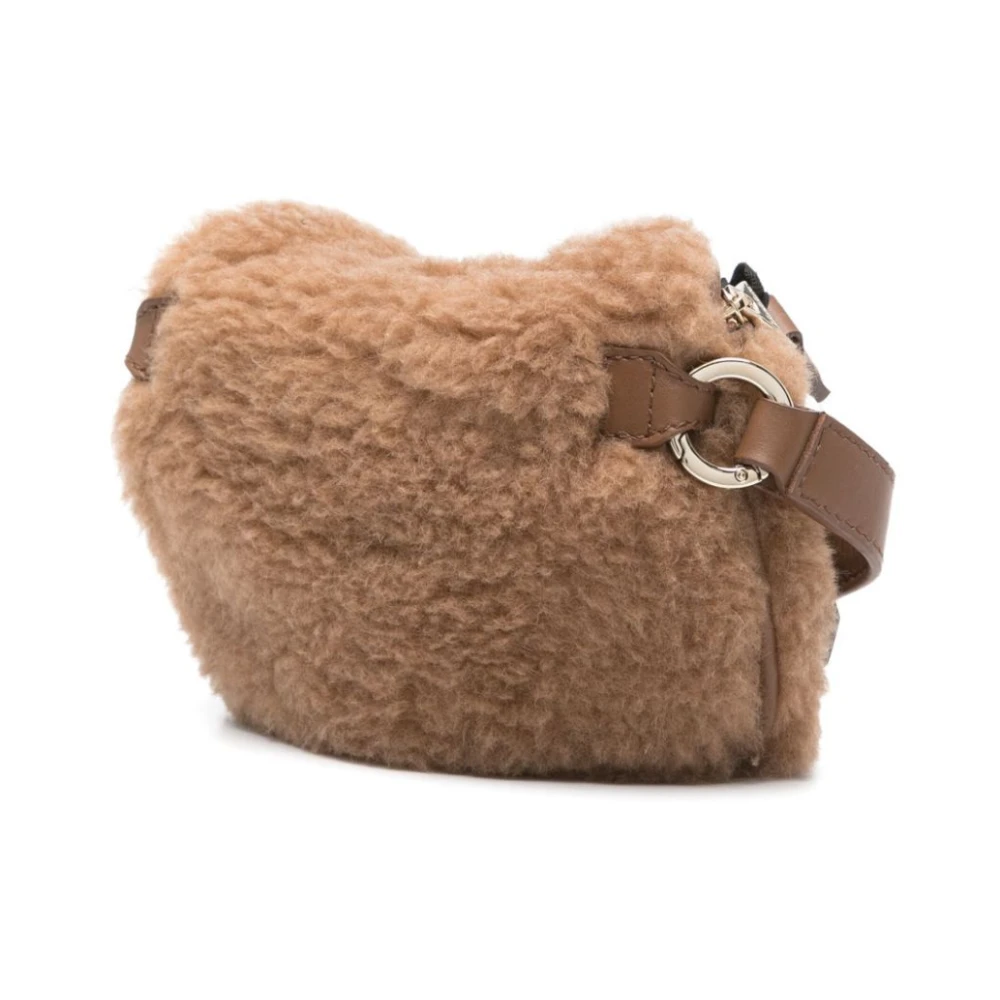Max Mara Mini Bananenprint Jurk Brown Dames