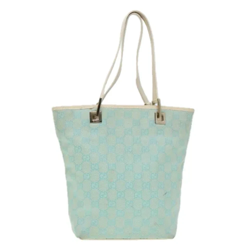 Gucci Vintage Pre-owned Canvas totes Blue Dames