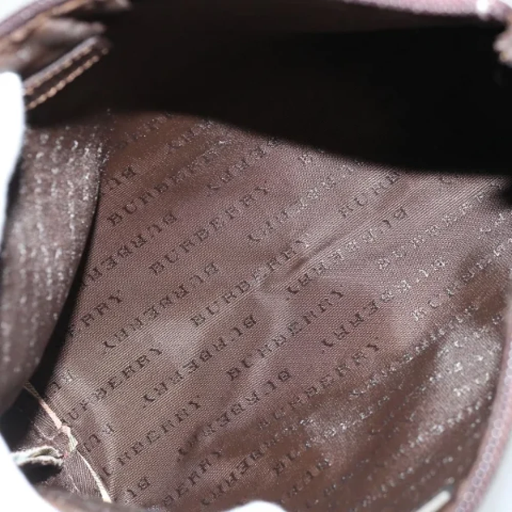 Burberry Vintage Pre-owned Canvas pouches Beige Dames