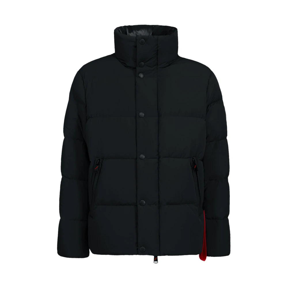 Afterlabel Korte Nylon Pufferjas Black Heren